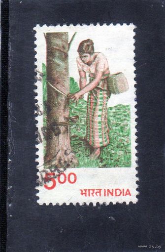 Индия.Ми-848. Пальма. Сбор каучука.1983.
