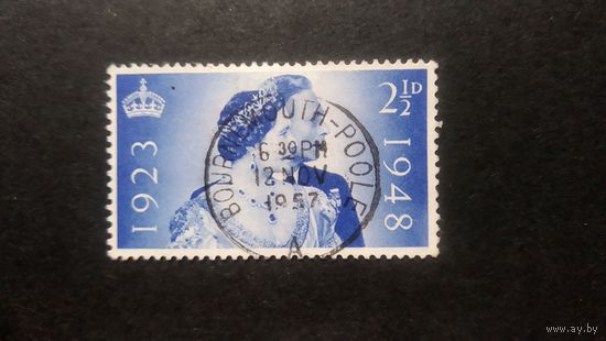 Великобритания\156в\1948 штемпель  BOURNEMOUTH-POOLE\БОРНМУТ-ПУЛ\