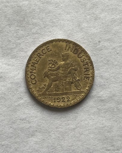 Франция 1 франк 1922