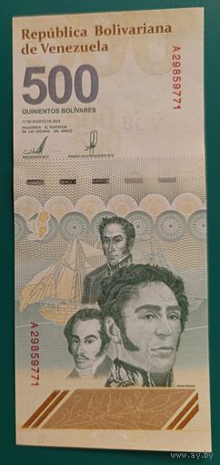 500 боливар 2023 (2024) - Венесуэла - UNC