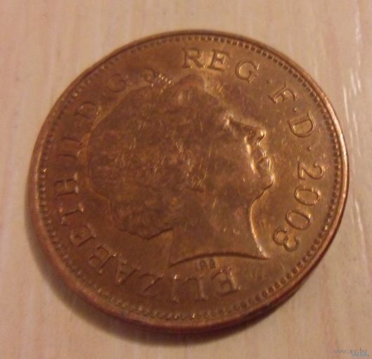 2 пенса Великобритания 2003 г.в.