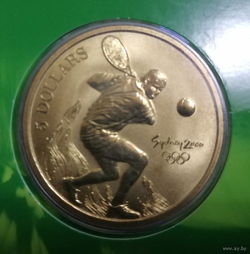 5 долларов 2000 г. Теннис