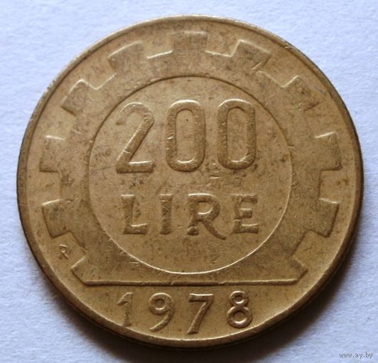 200 лир 1978 Италия