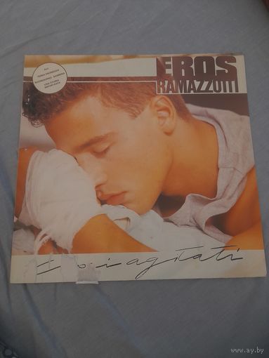 EROS RAMAZZOTTI "CUORI AGITATI" 1985 LP GERMANY DDD DISCHI 206814 - ORIG - NM/VG++