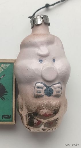 Ёлочная игрушка. Поросёнок.