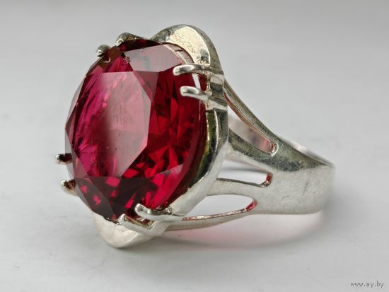 Кольцо серебряное 925 пр. Размер 20 мм. С рубля