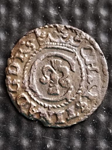 Солид 1640 г. Кристина Ваза, "Кристинка". Шведская оккупация Риги(1621-1710), без мц.