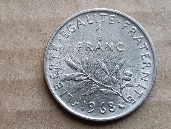 Франция 1 франк, 1968. (D-107)