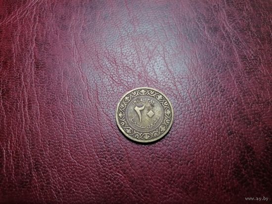 Алжир 20 сантимов 1964
