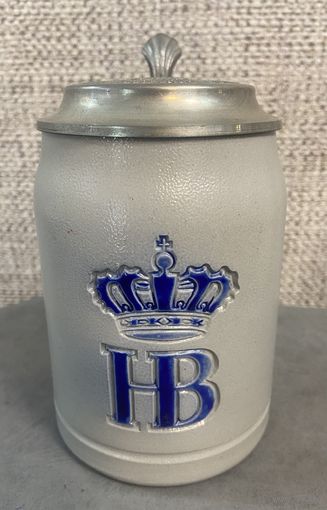 Керамическая пивная кружка Хофбройхаус Германия. 0,5L