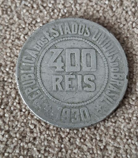 Бразилия 400 реалов, 1930