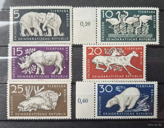 Германия, ГДР 1956 г. Mi.551-556 MNH** полная серия