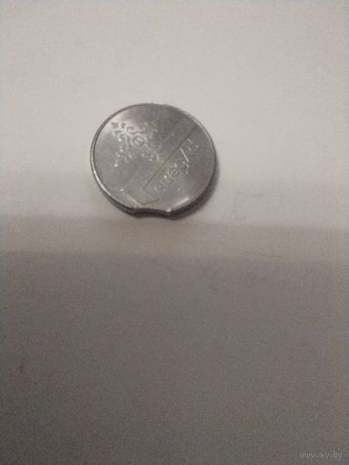 1 рубель 2009 брак при изготовлении