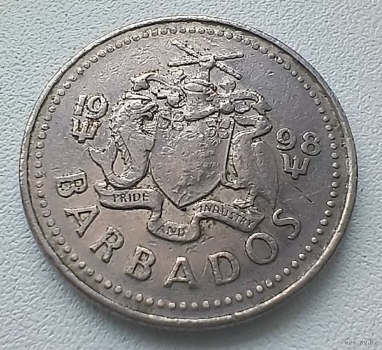 Барбадос 25 Центов 1998. 5-7-16