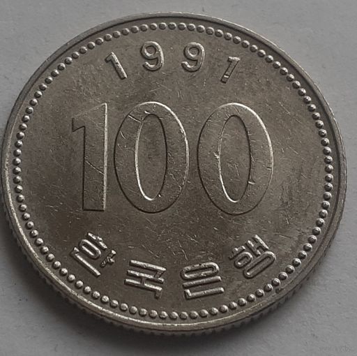 Южная Корея 100 вон, 1991 (2-7-97)