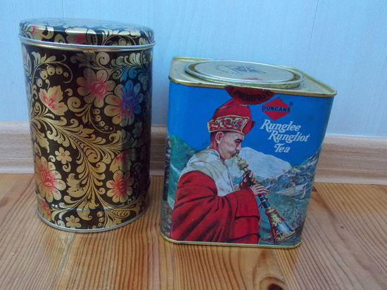 Банка жестяная СССР, советские жестяные банки