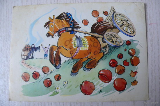 Алексеев М., Строганова Н., Иллюстрации к басням И. Крылова. "Обоз"; 1967.