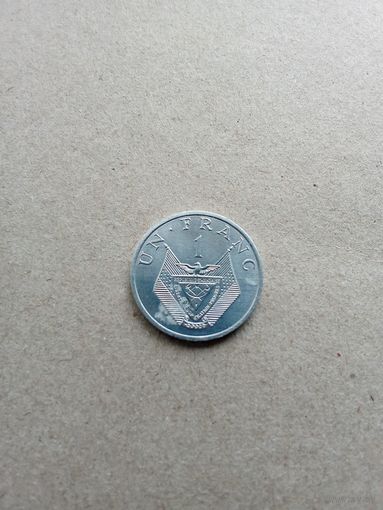 Руанда 1 франк 1985 г. (*). Без обращения!!!