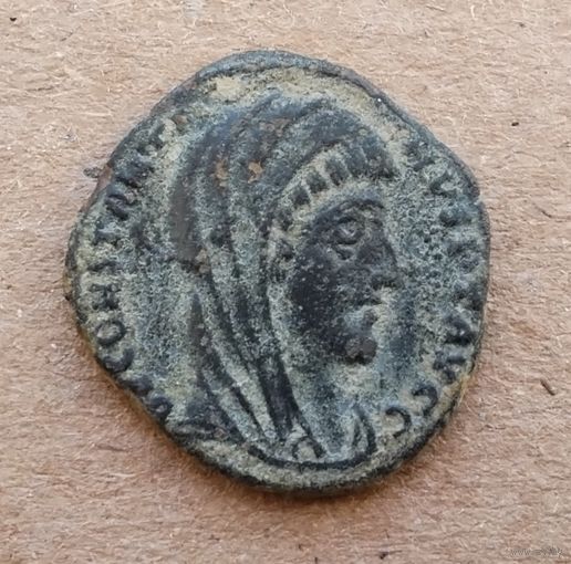 Римская империя до нач. V века, фоллис. Посмертная монета Константина I Великого (306-337 гг.) _6