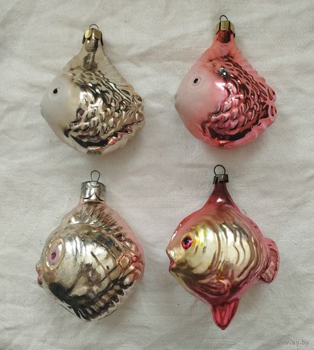 Ёлочные игрушки рыбки