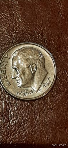 США 10 центов (1 дайм) 1994 P.