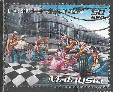 Малайзия. Автогонки Гран-При Малайзия. 1999г. Mi#813.