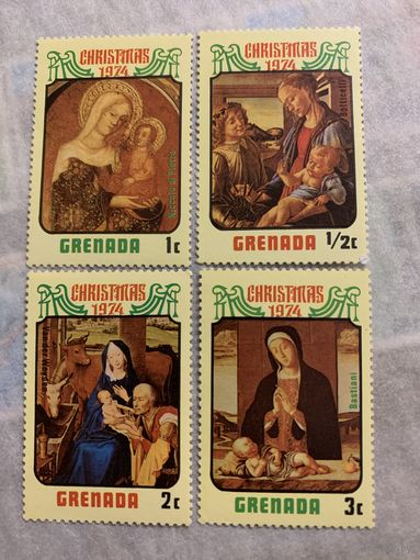 Гренада 1974. Рождество. Марки из серии