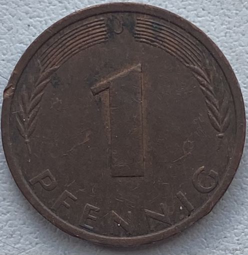 Германия 1 пфенниг 1976 г. J