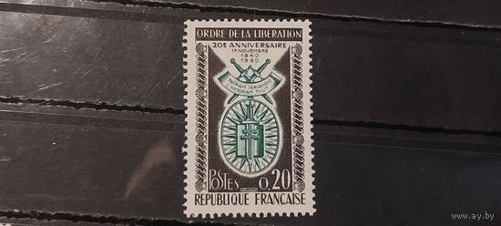 РАСПРОДАЖА ФРАНЦИЯ 1960г. Полная серия. Чист*