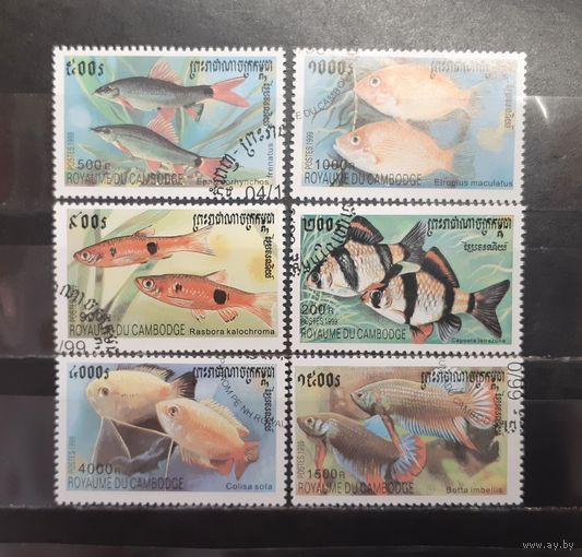 Камбоджа. 1999 год. Фауна. Рыбы (1260)