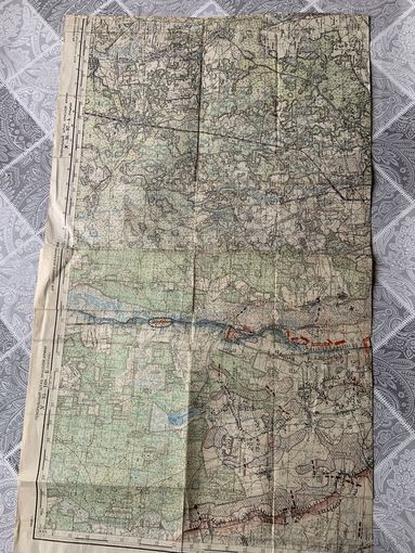 Оригинальная карта РККА 1936 года.