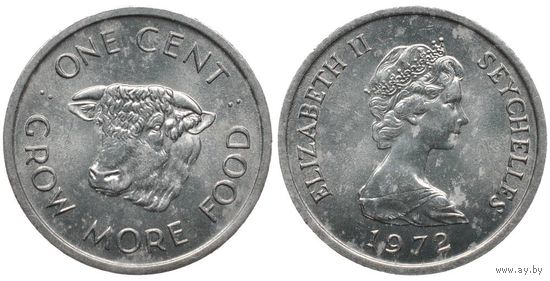 СЕЙШЕЛЬСКИЕ ОСТРОВА 1 ЦЕНТ 1972