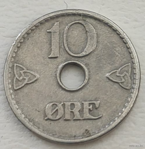 Норвегия 10 эре 1949