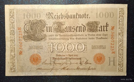 1000 марок 1910 г .красные печати распродажа коллекции