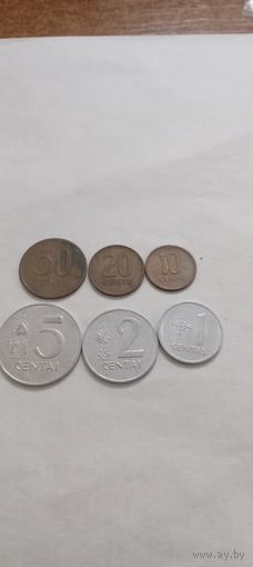 Монеты Литвы 1991