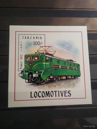Танзания 1991г. Локомотивы.
