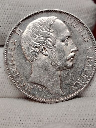 1 Союзный ТАЛЕР 1861 Бавария В Коллекцию