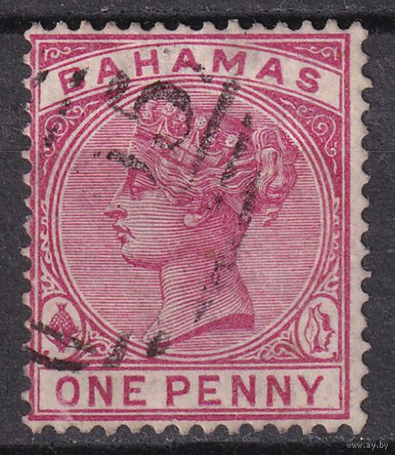 103.BrKCI. Великобритания. Колонии. Багамские острова. Стандарт. Виктория. 1884 г. 1P. Mi.#13a.