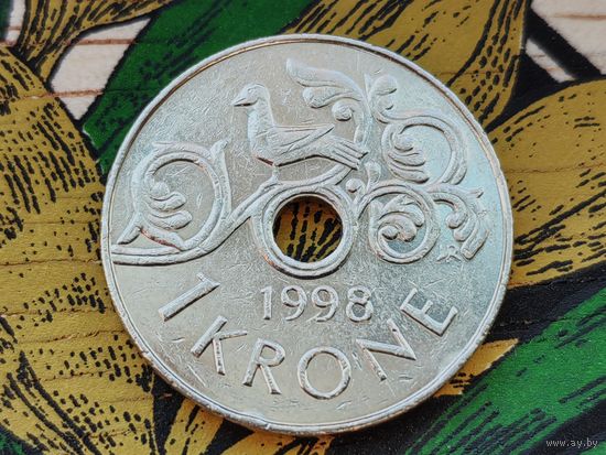 Норвегия. 1 крона 1998.