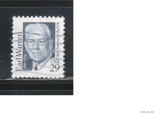 США-1992, (Мих.2211), гаш. , Стандарт,Личности, Юрист(одиночка)