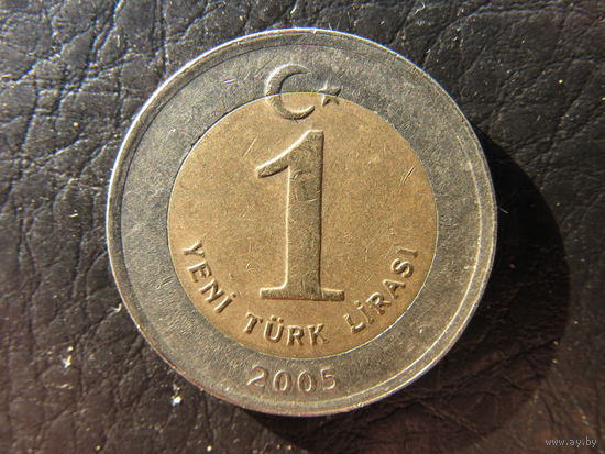 Турция. 1 лира.2005. С 20 копеек. Распродажа коллекции. Смотрите другие лоты.