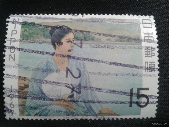 Япония, 1967. Неделя филателии, живопись