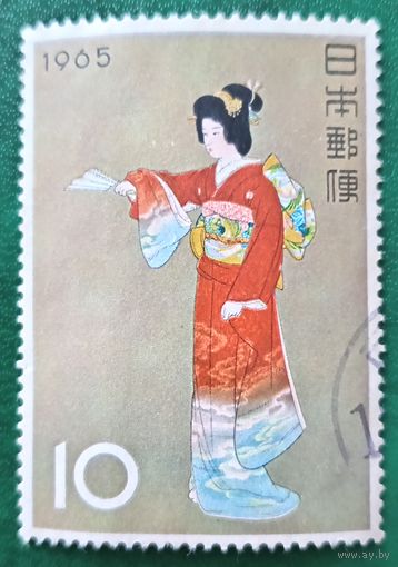 Япония 1965. Картина Уэмуры Сёэн Прелюдия или Встпуление