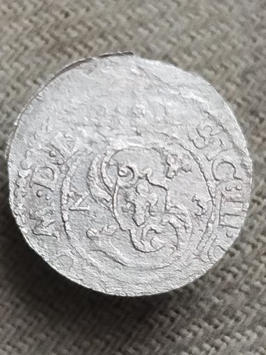 Распродажа - солид (шеляг) 1623г.,ВКЛ,СИГИЗМУНД 3 (РЕДКИЙ)