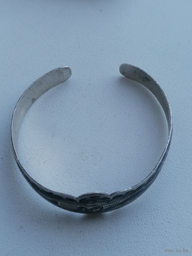 Браслет серебро 875 чернь, кубачи, торги Рубля лот 3