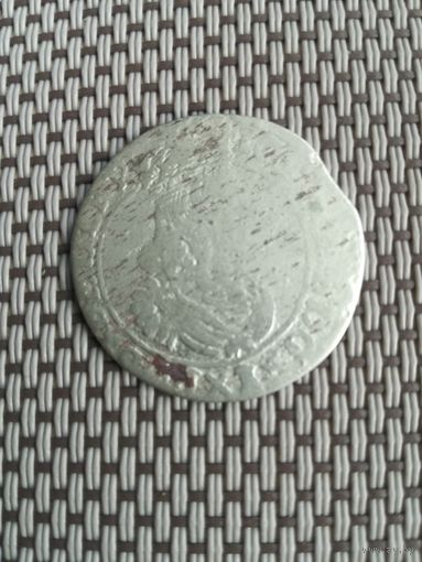 Шесть грошей 1662 года. TT.