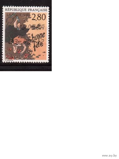 Франция-1993 (Мих.2982) , гаш.,