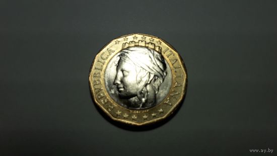 1000 итальянских лир 1997 г. Итальянская Республика. Внимательно читайте объявление.