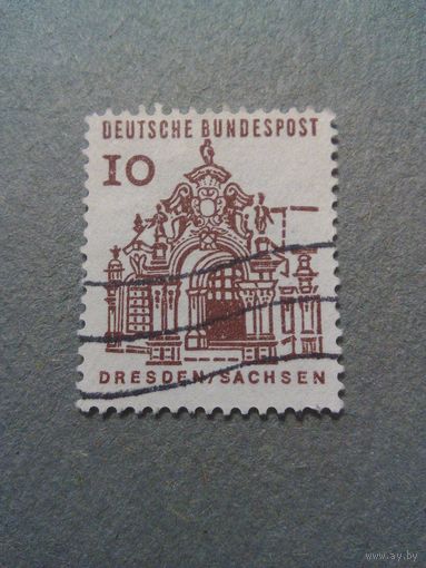 ФРГ. Стандарт.1964г. гашеная