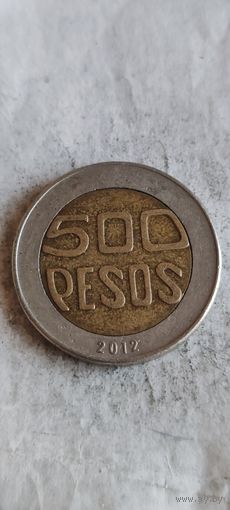 Колумбия 500 песос 2012